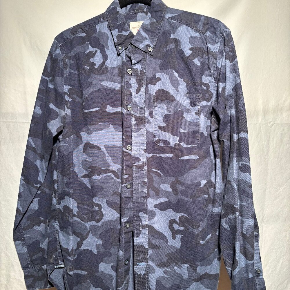Gap Button Down Modern Oxford Medium Camo